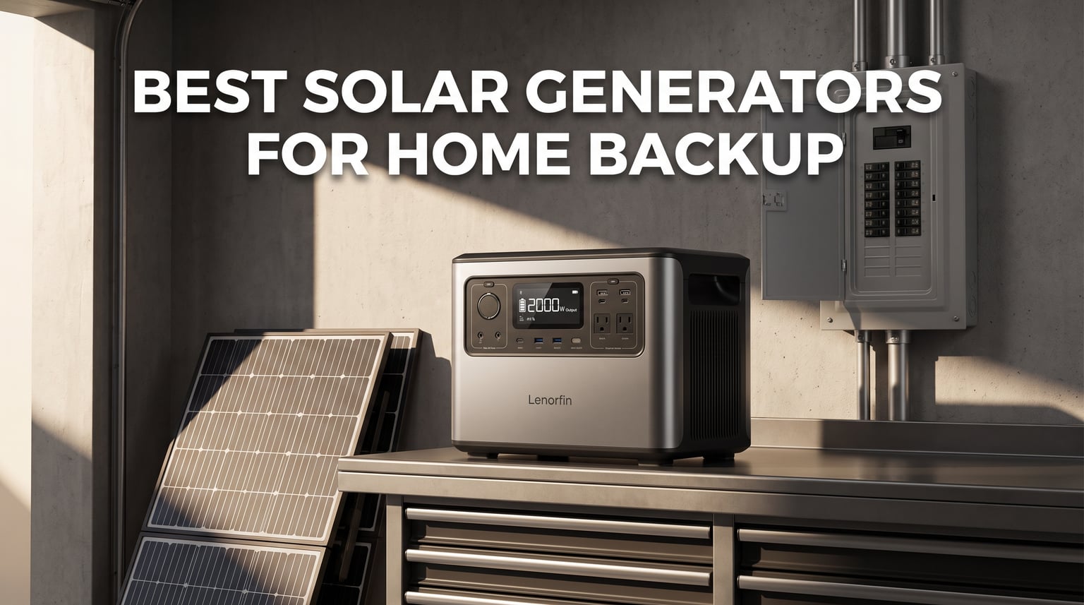 best solar generators for home backup