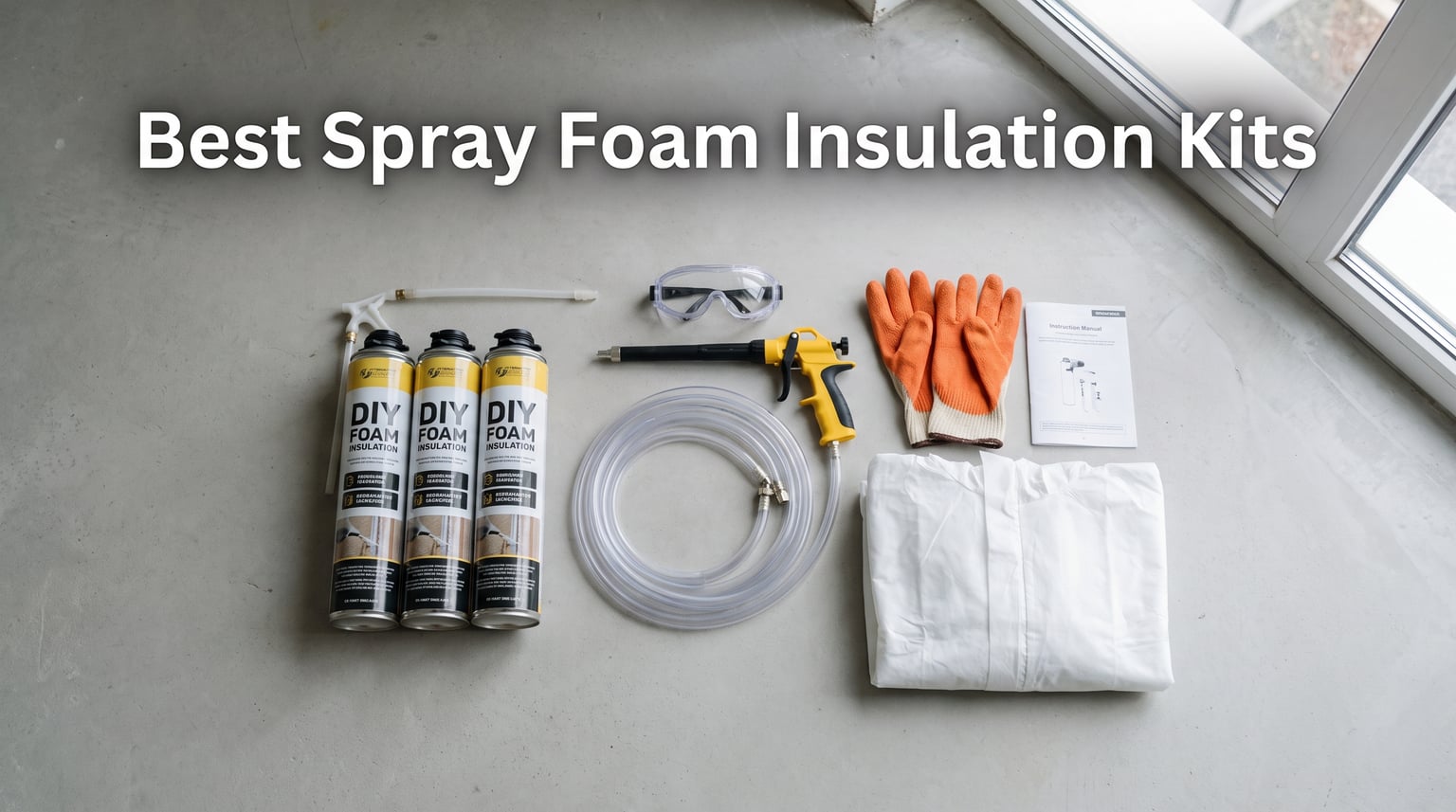 best spray foam insulation kits