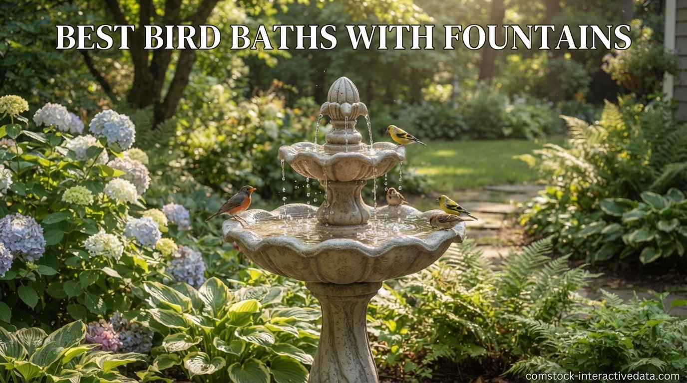 best bird baths with fountains