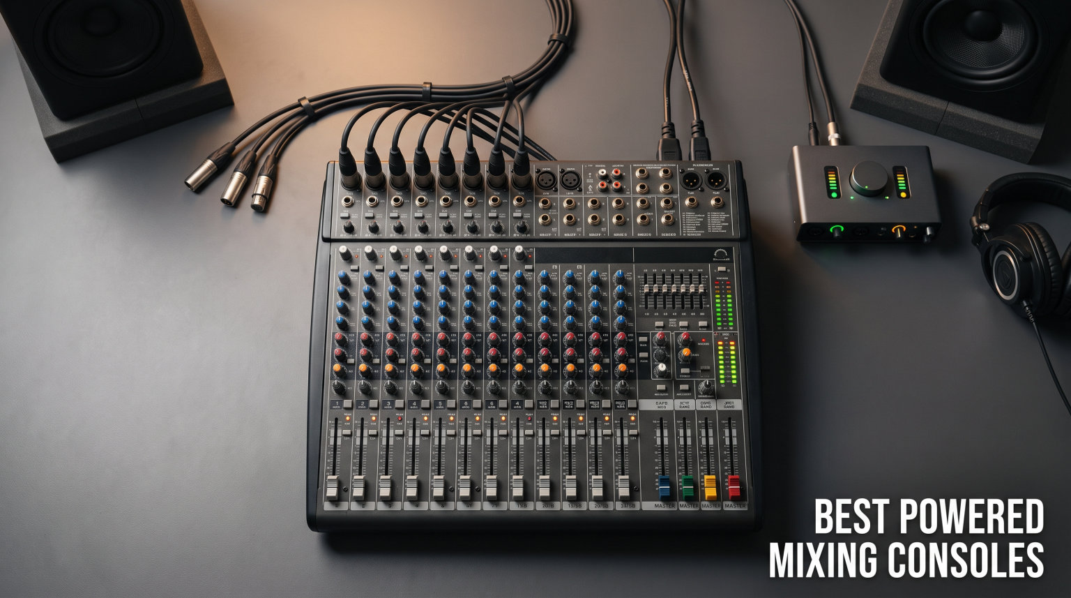 best powered mixing consoles