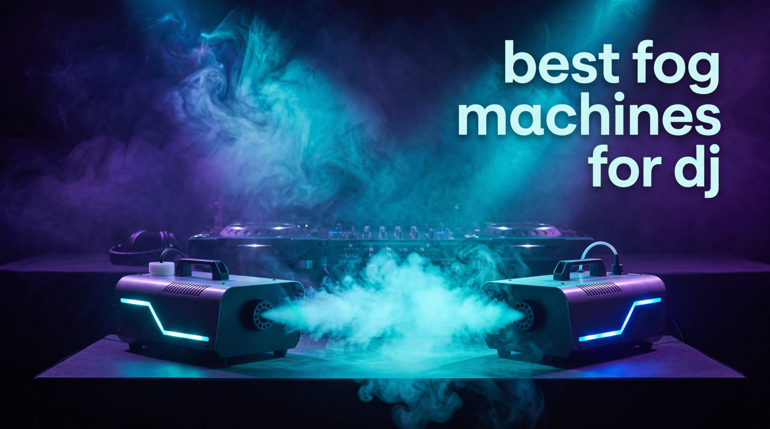 best fog machines for dj