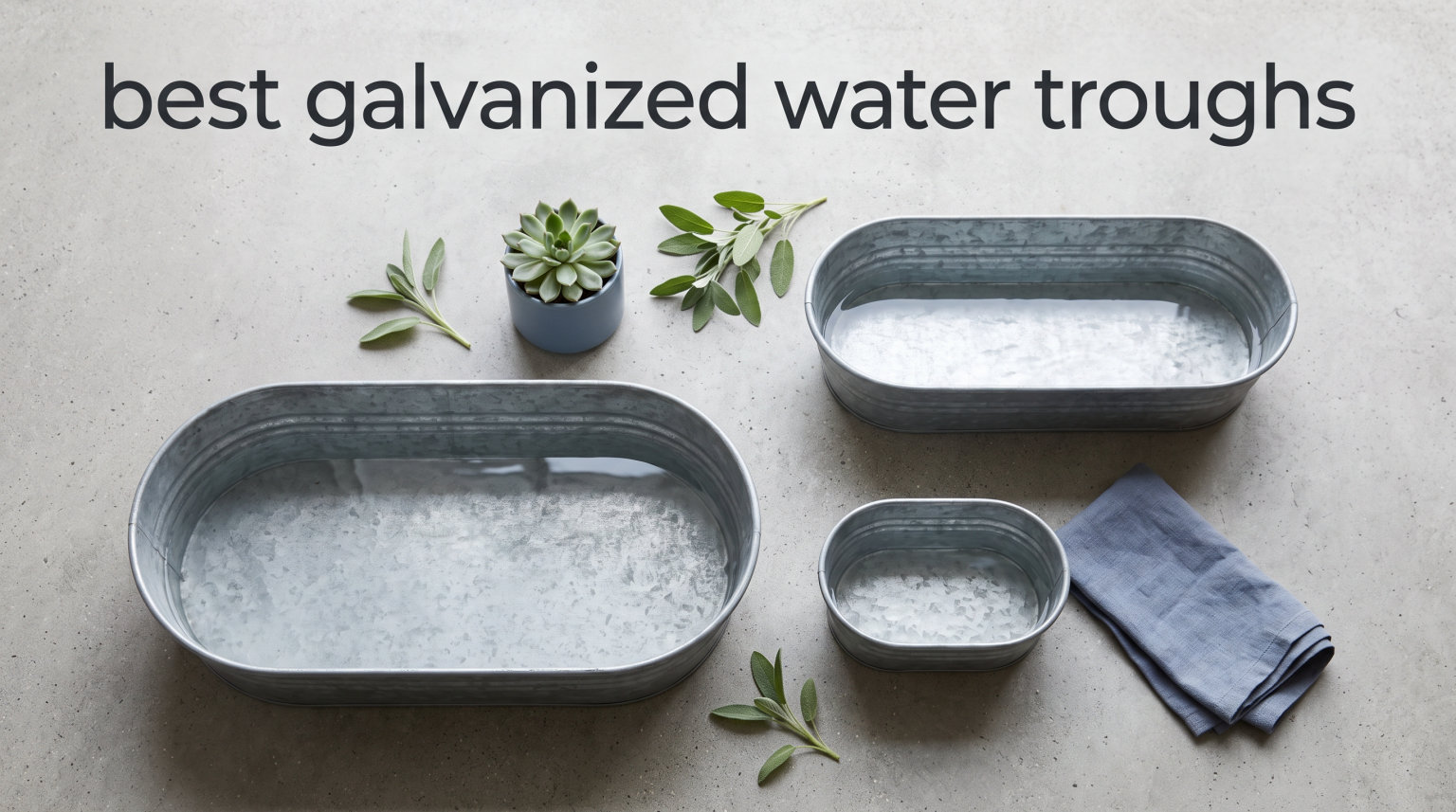best galvanized water troughs