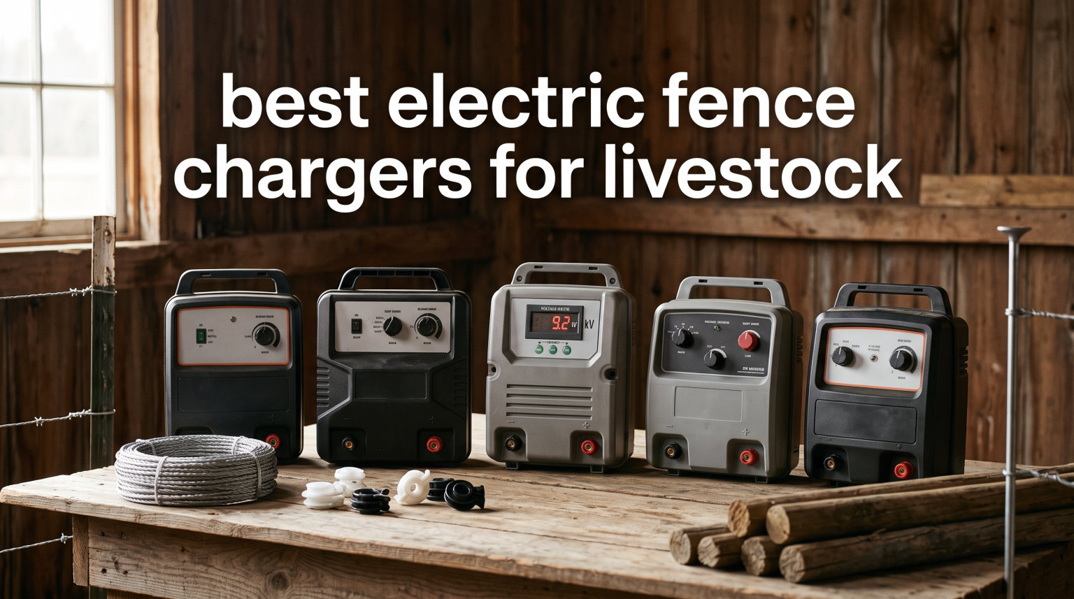 best electric fence chargers for livestock