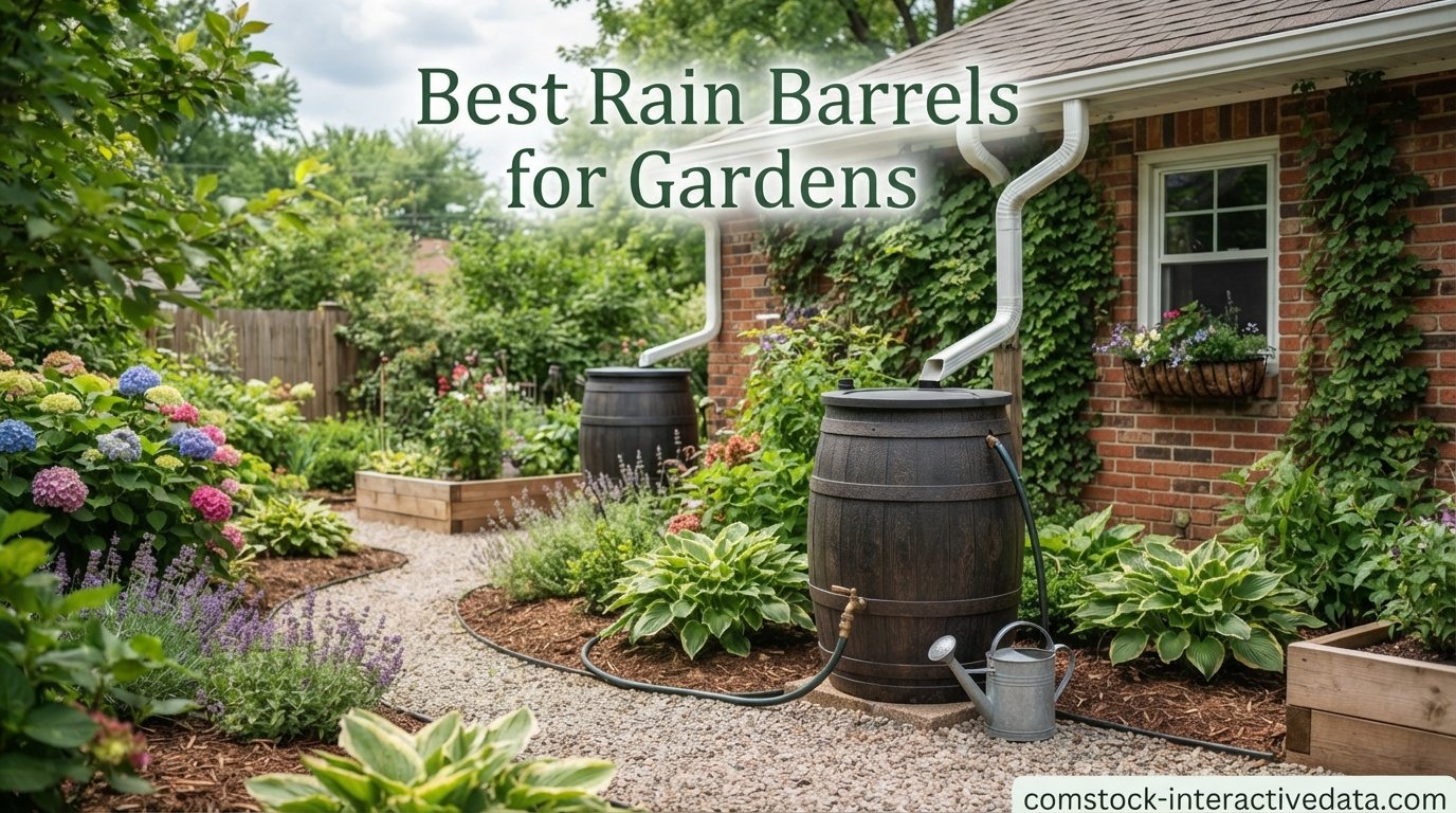 best rain barrels for gardens