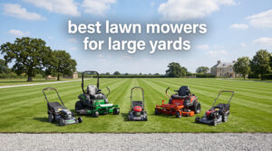 best lawn mowers for large yards