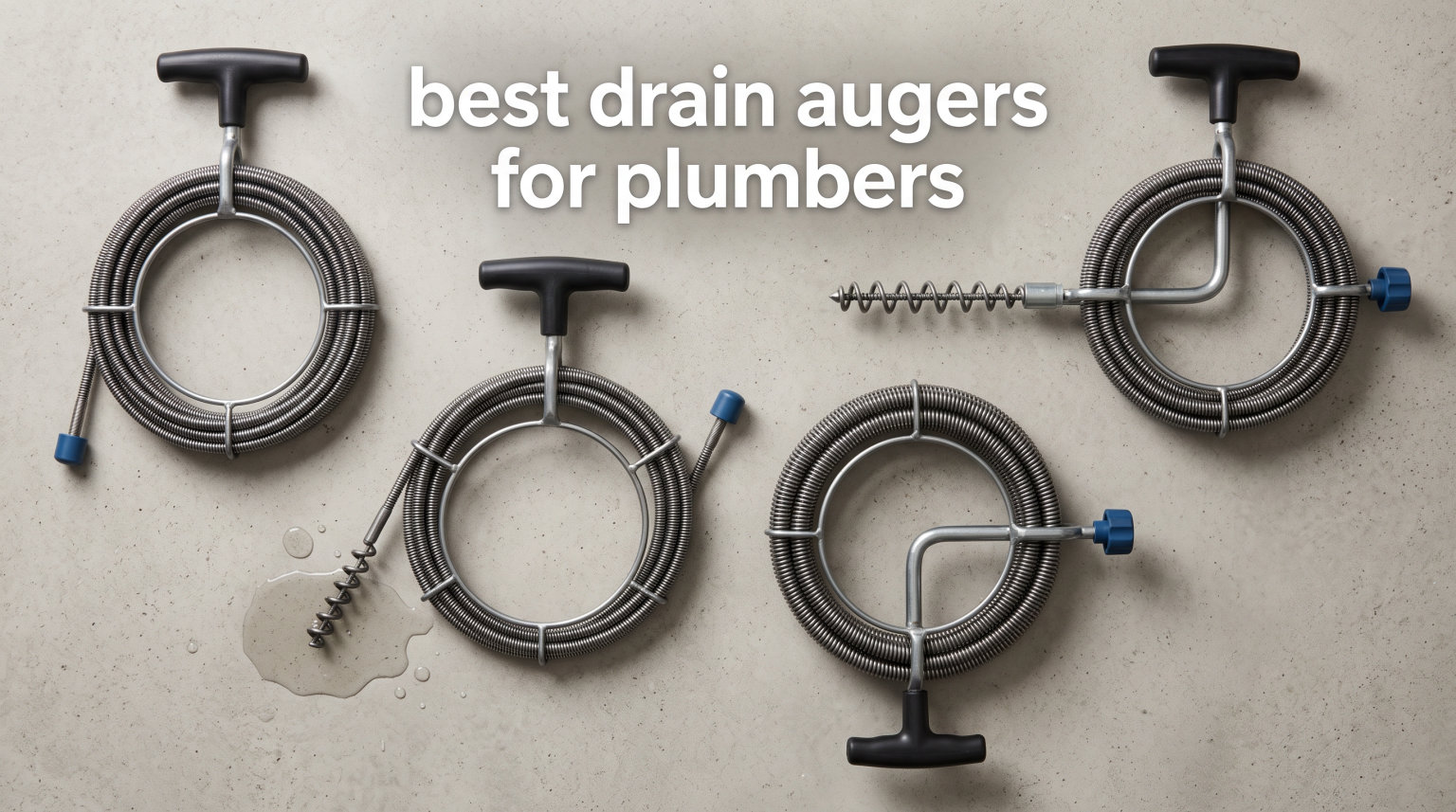 best drain augers for plumbers