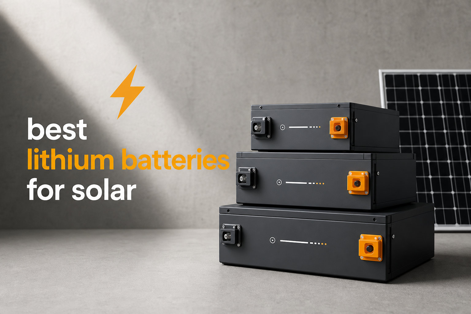 best lithium batteries for solar