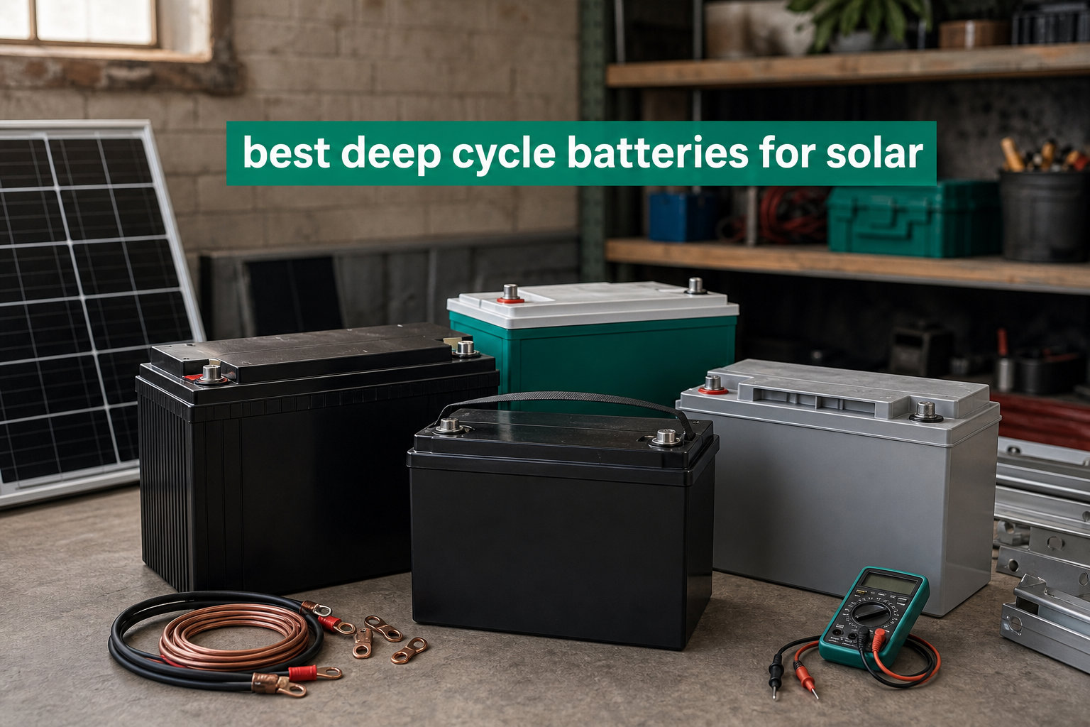 best deep cycle batteries for solar