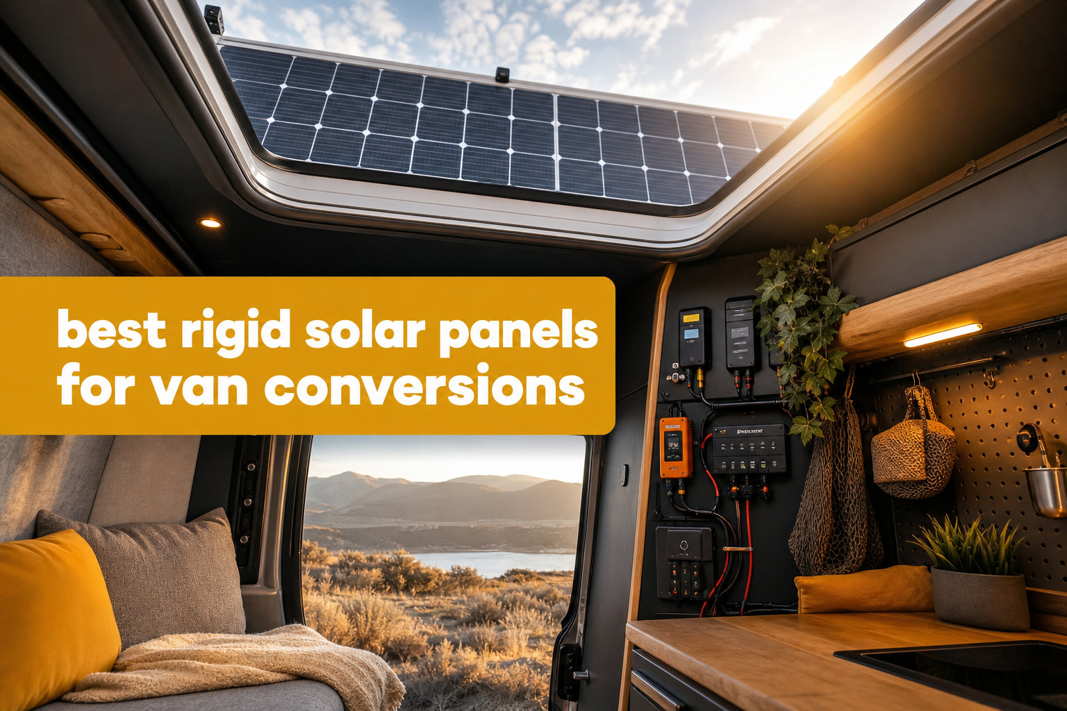 best rigid solar panels for van conversions