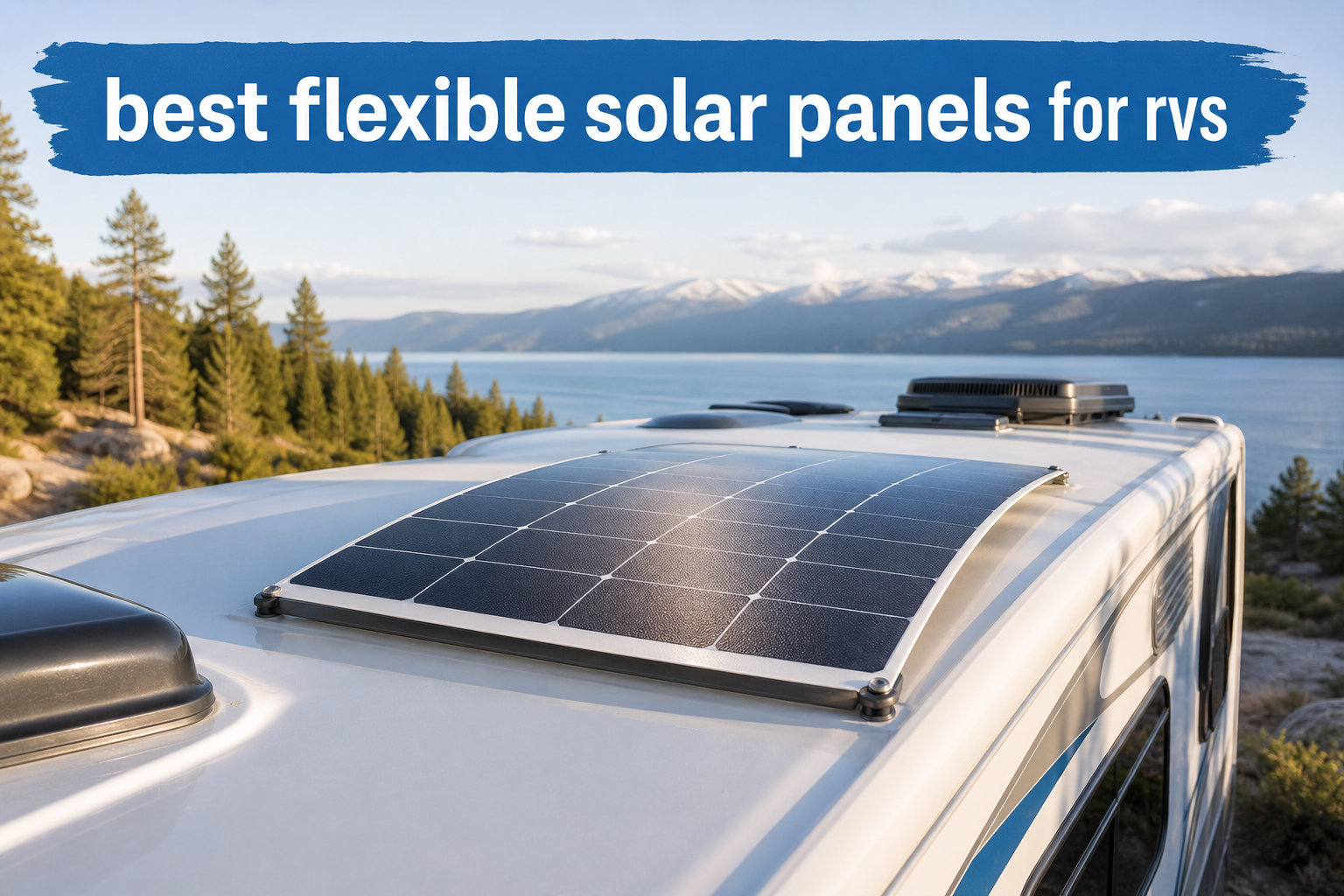 best flexible solar panels for rvs