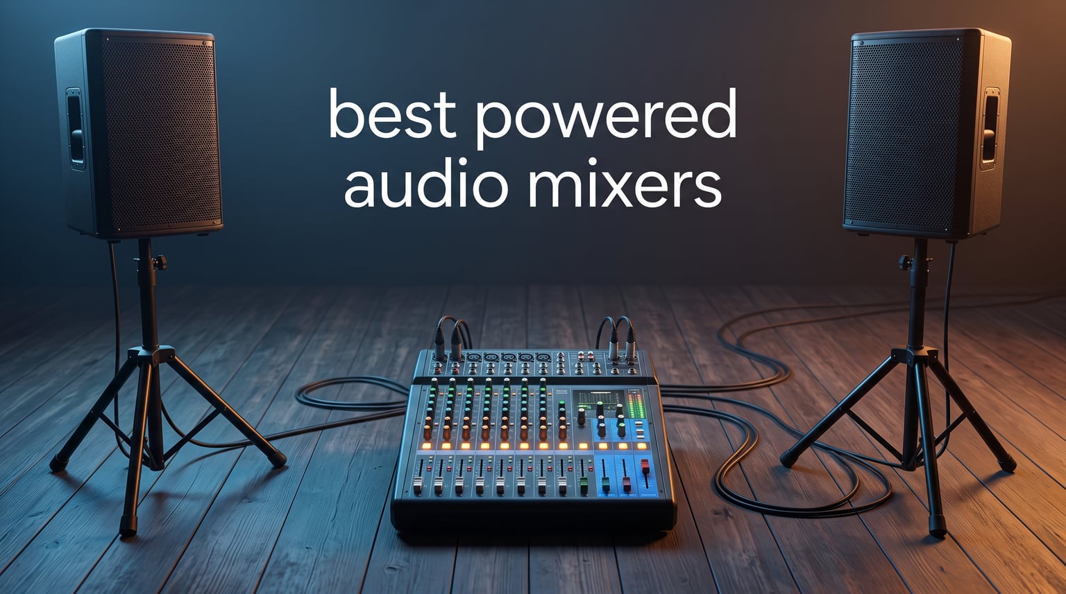 best powered audio mixers