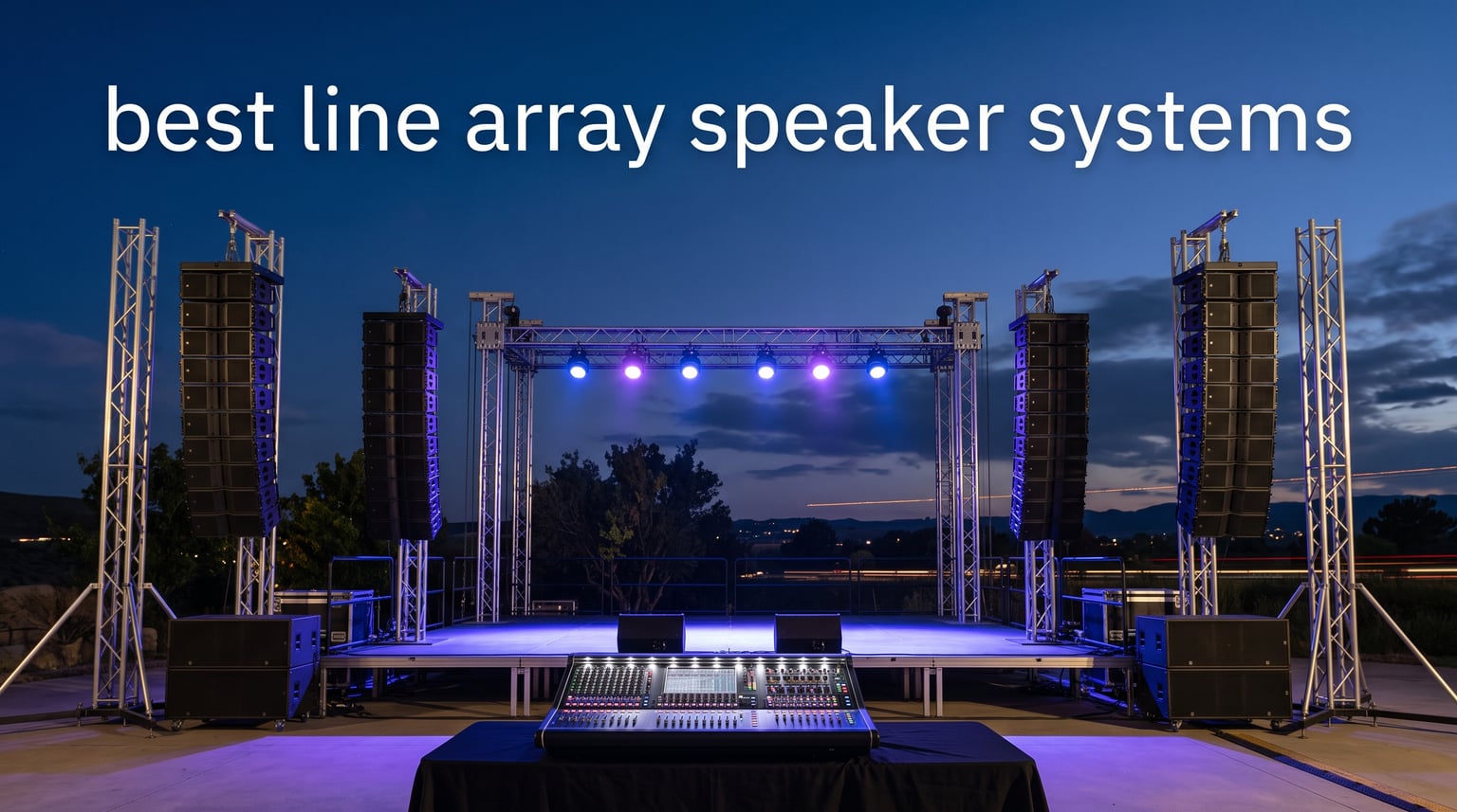 best line array speaker systems