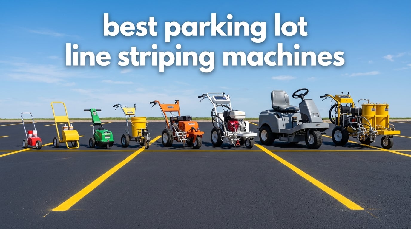 best parking lot line striping machines