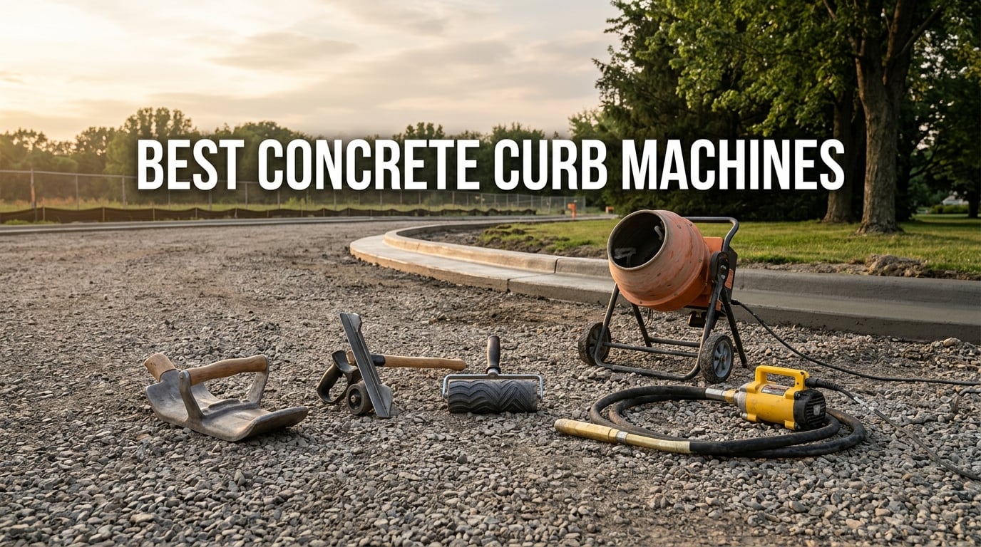 best concrete curb machines
