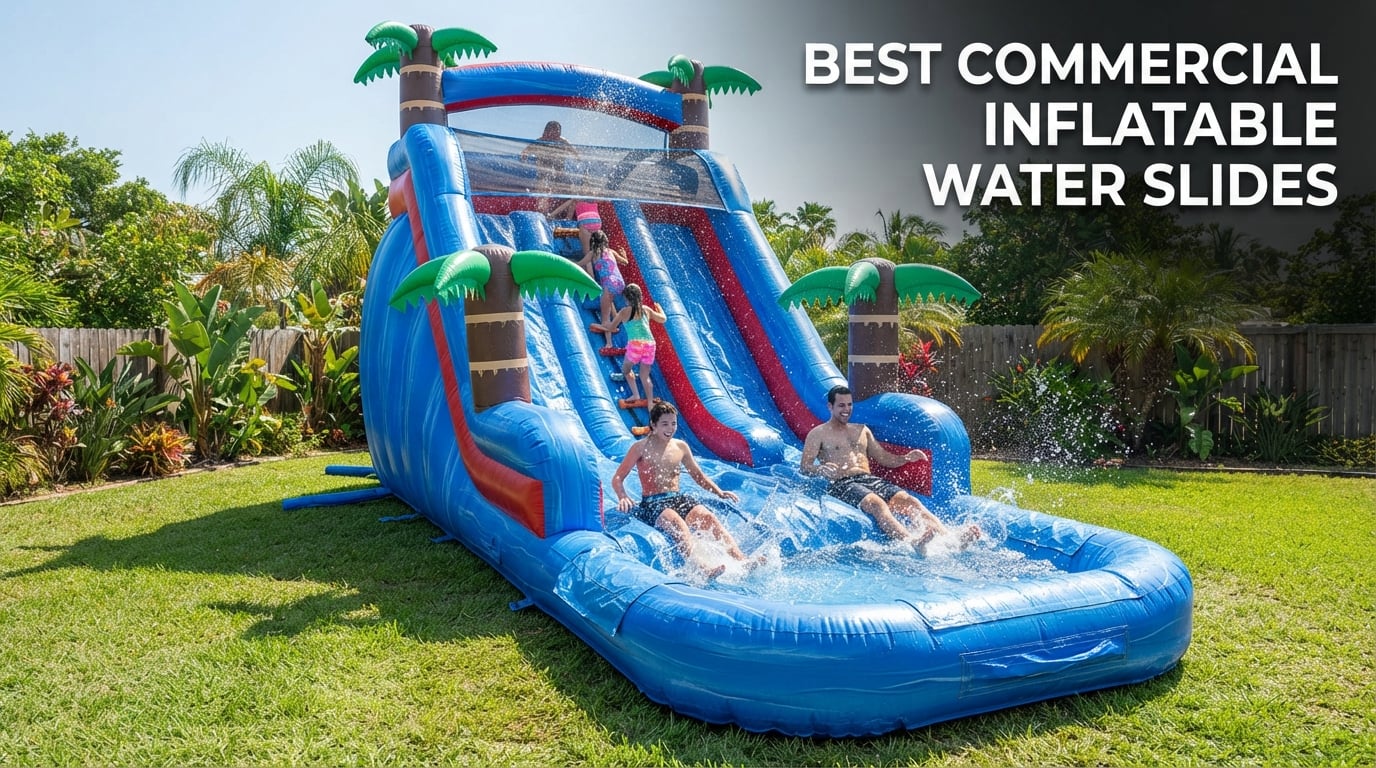 best commercial inflatable water slides