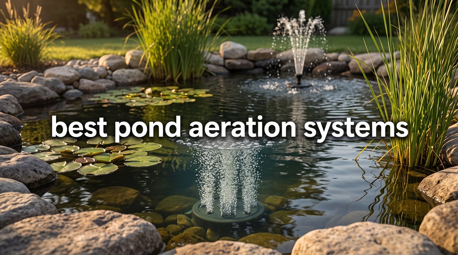 best pond aeration systems
