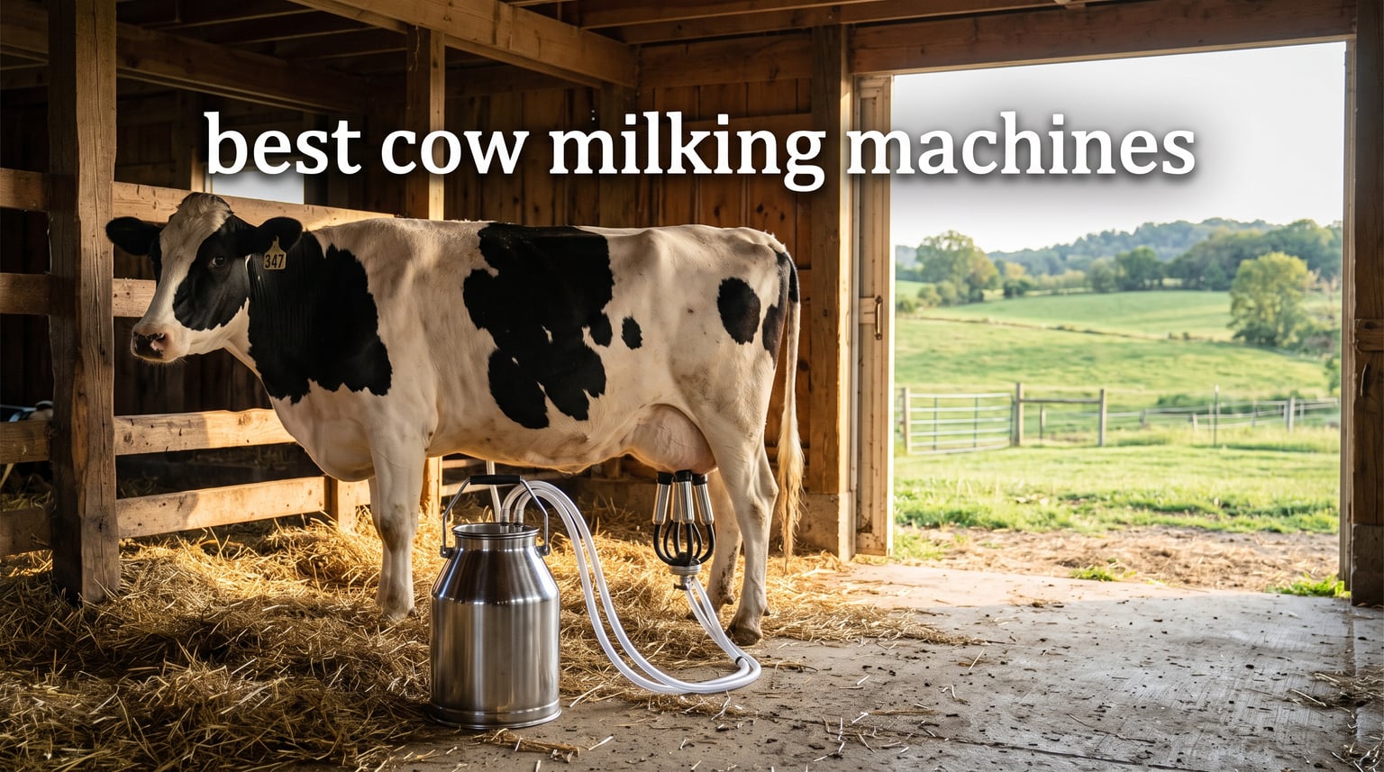 best cow milking machines