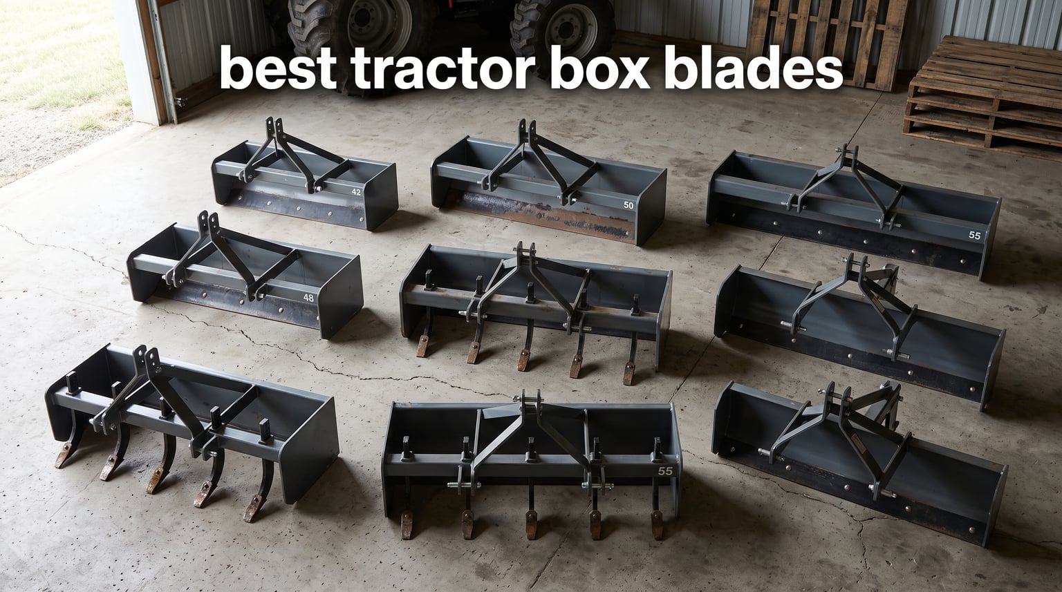 best tractor box blades