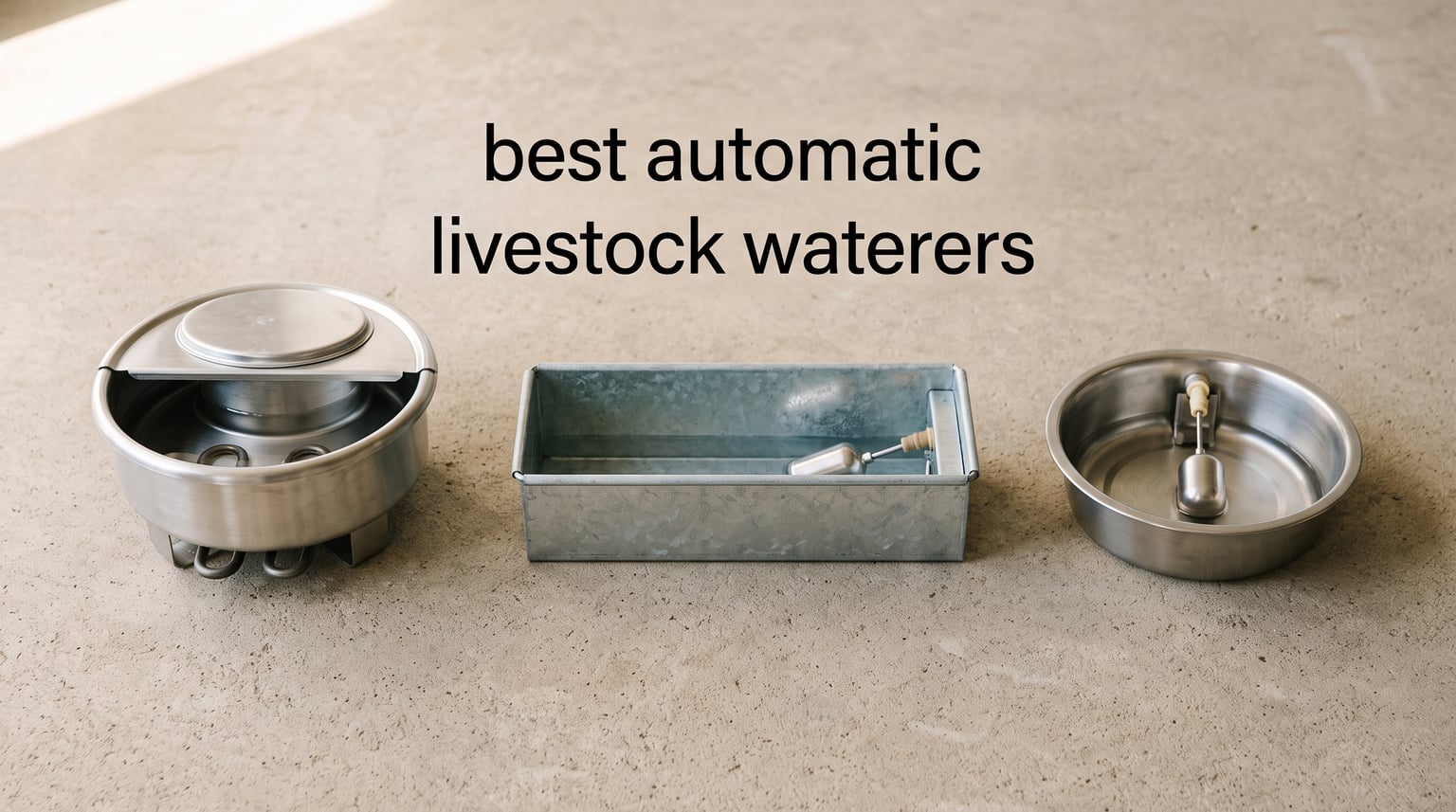 best automatic livestock waterers