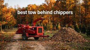 best tow behind chippers