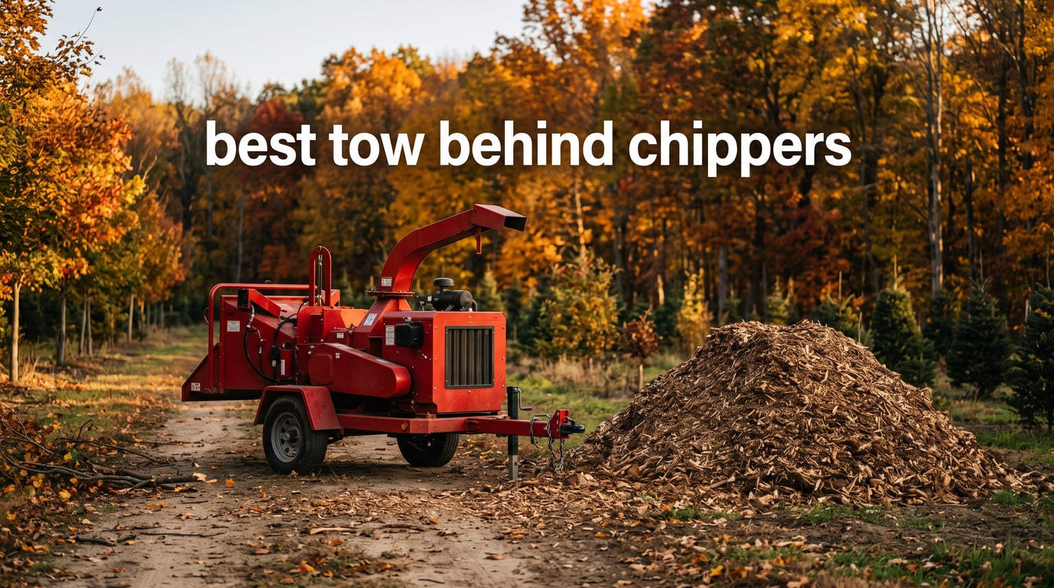 best tow behind chippers