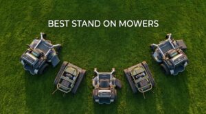 best stand on mowers