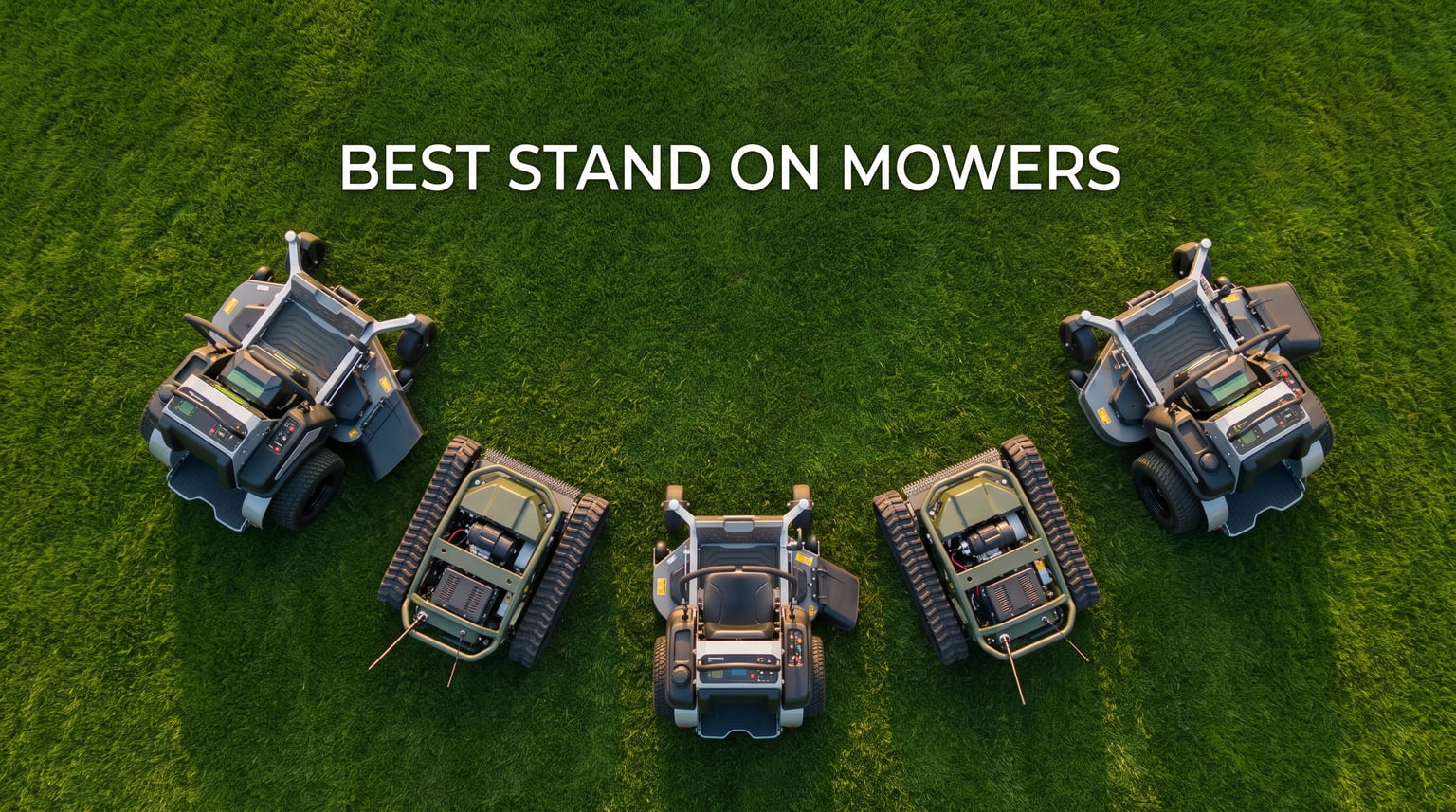 best stand on mowers