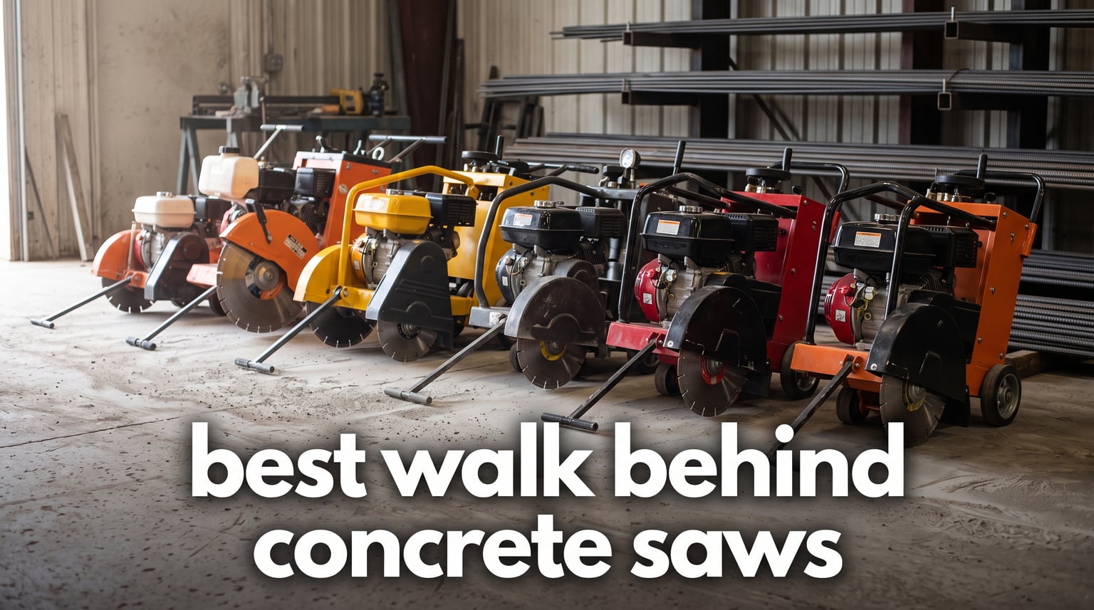 best walk behind concrete saws