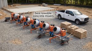 best towable concrete mixers