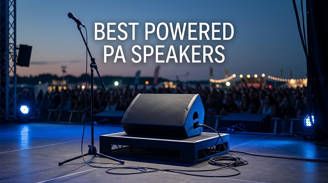 best powered PA speakers