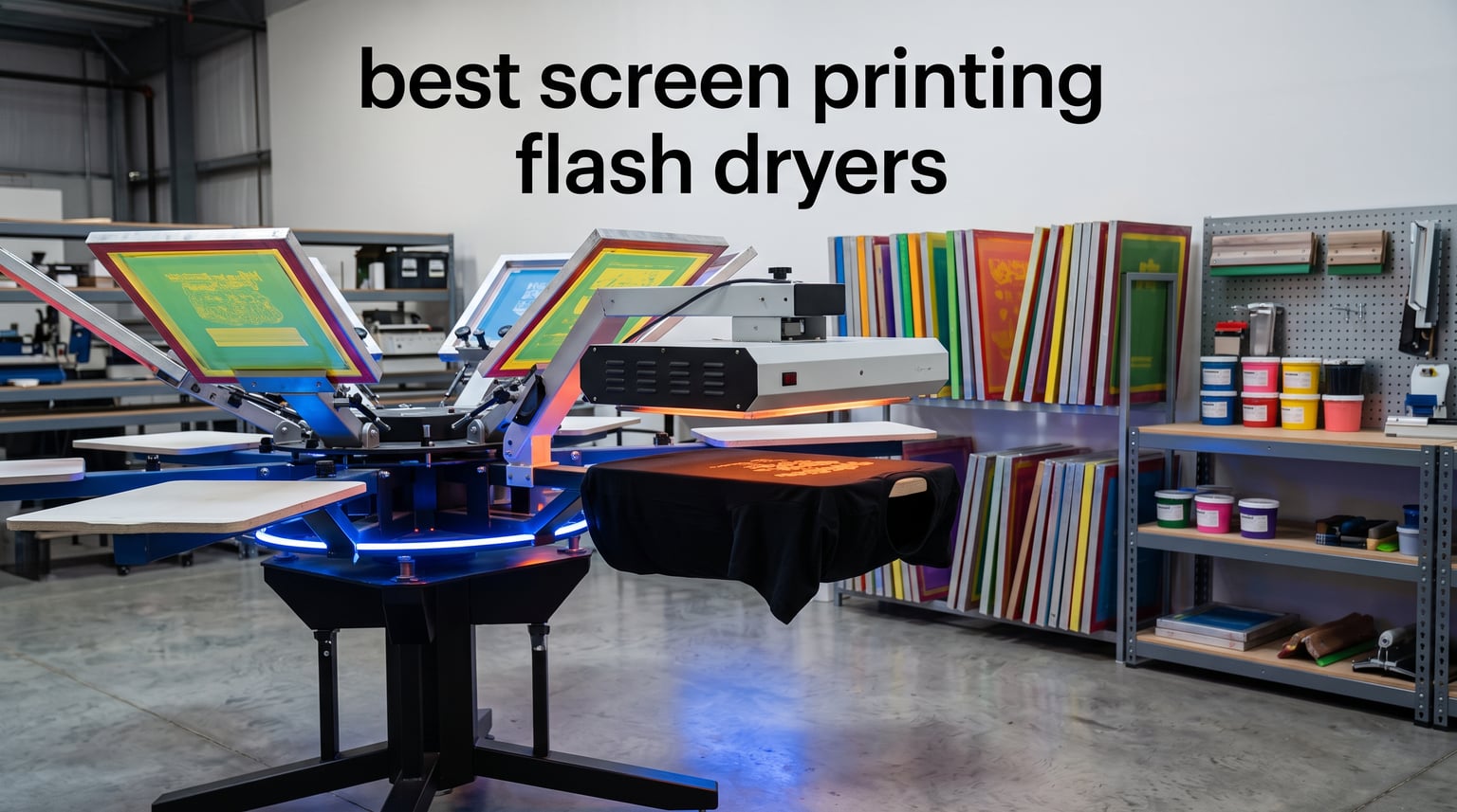 best screen printing flash dryers