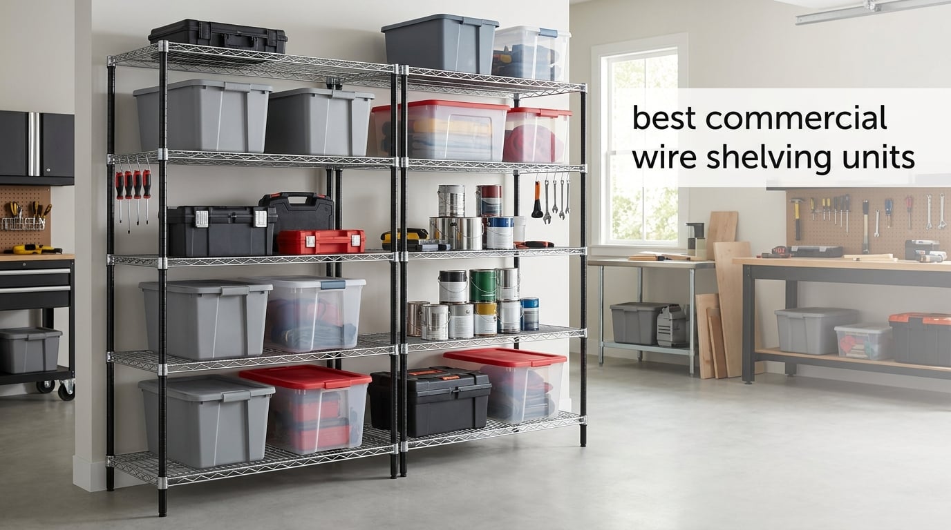 best commercial wire shelving units