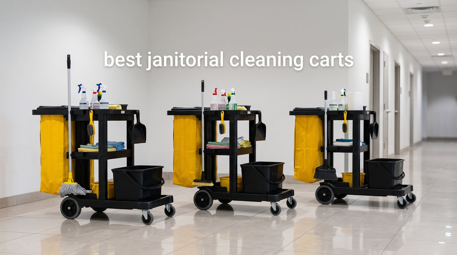 best janitorial cleaning carts
