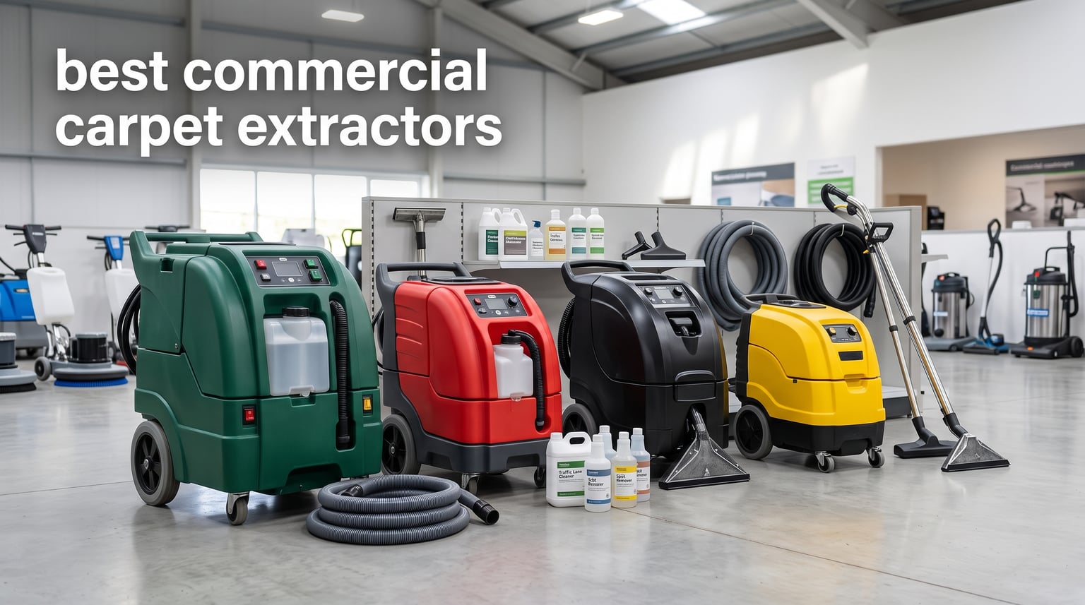 best commercial carpet extractors