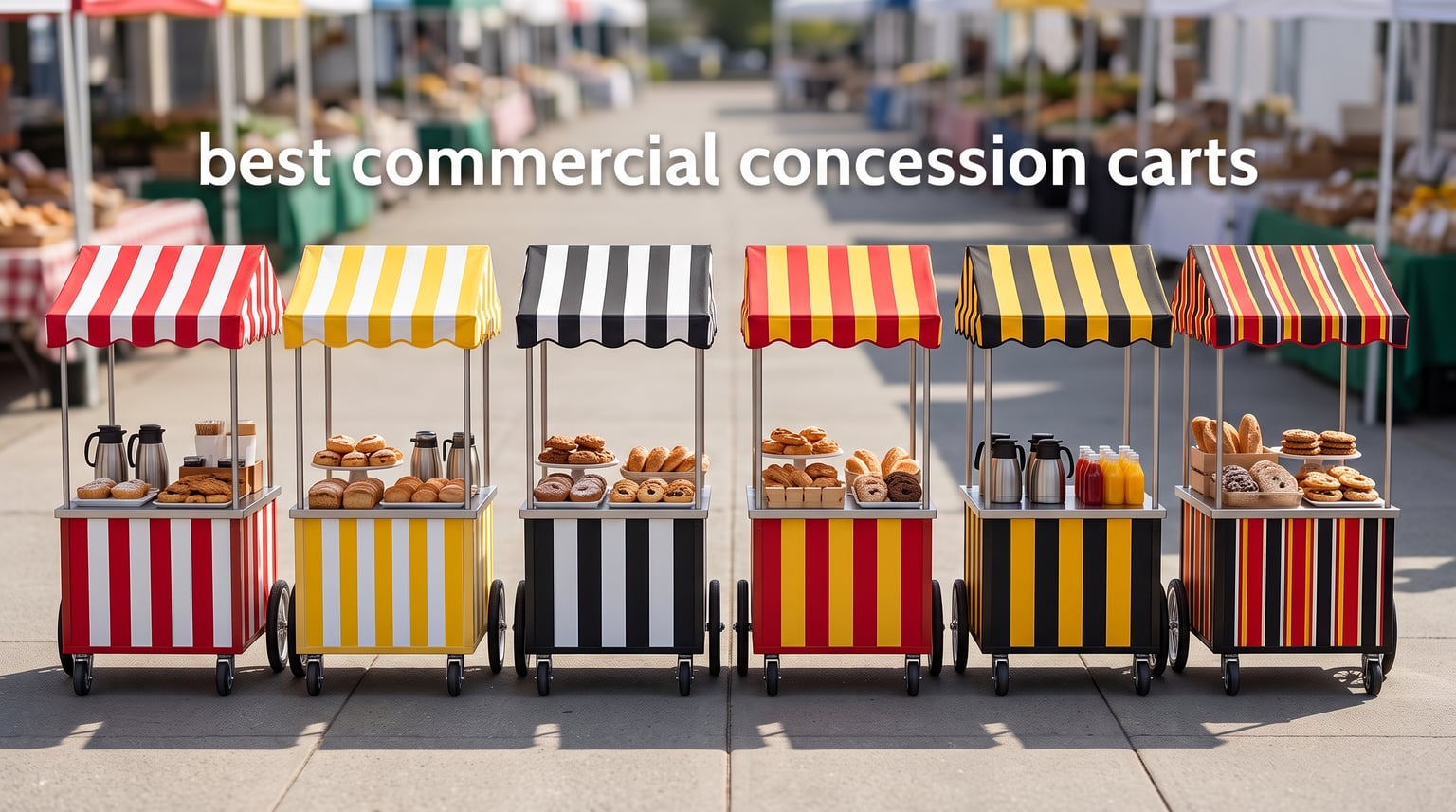 best commercial concession carts