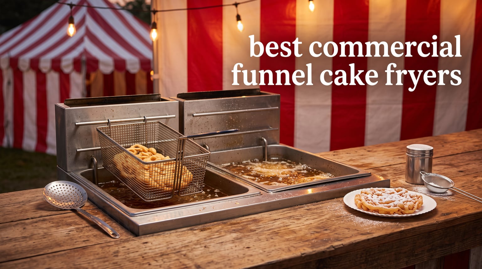 best commercial funnel cake fryers