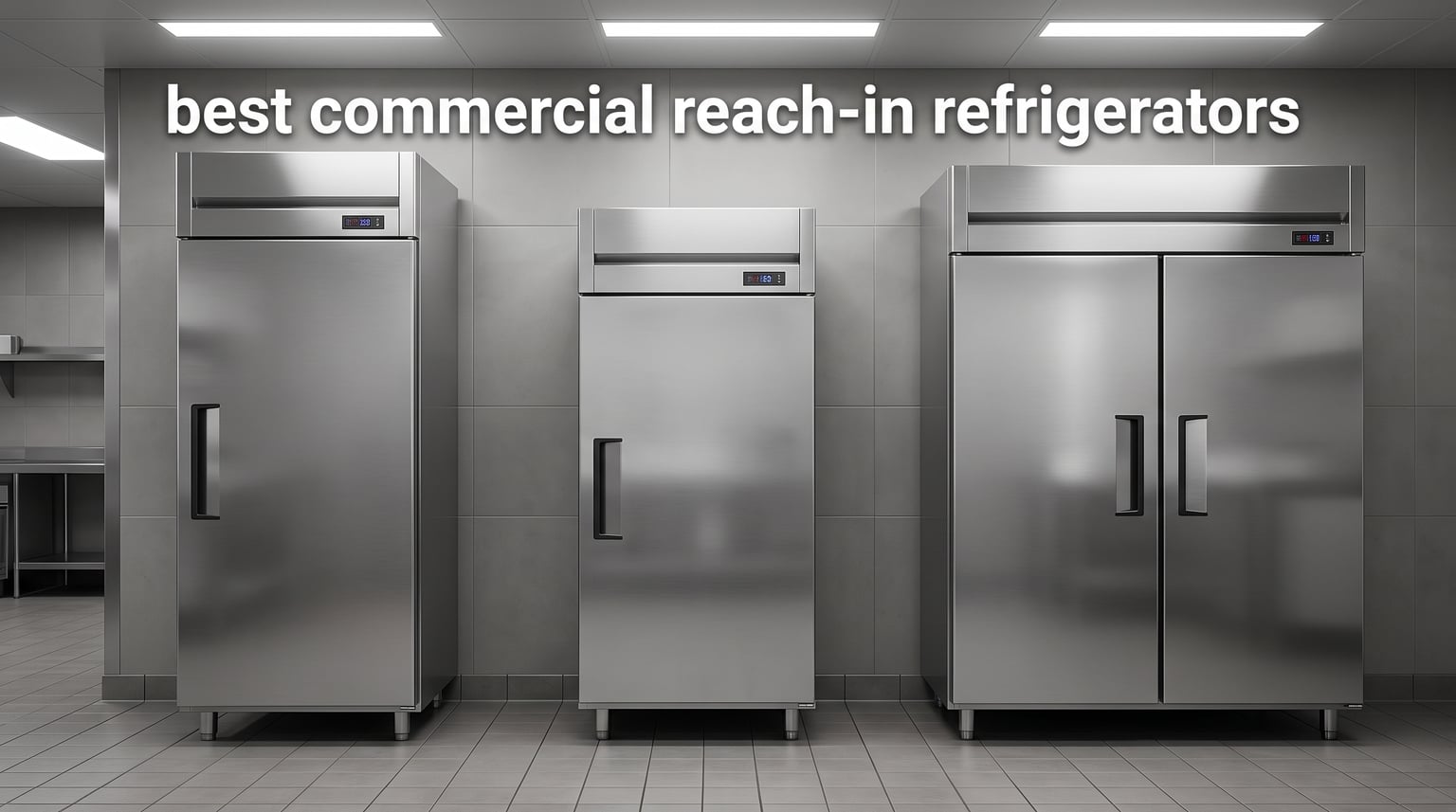 best commercial reach-in refrigerators
