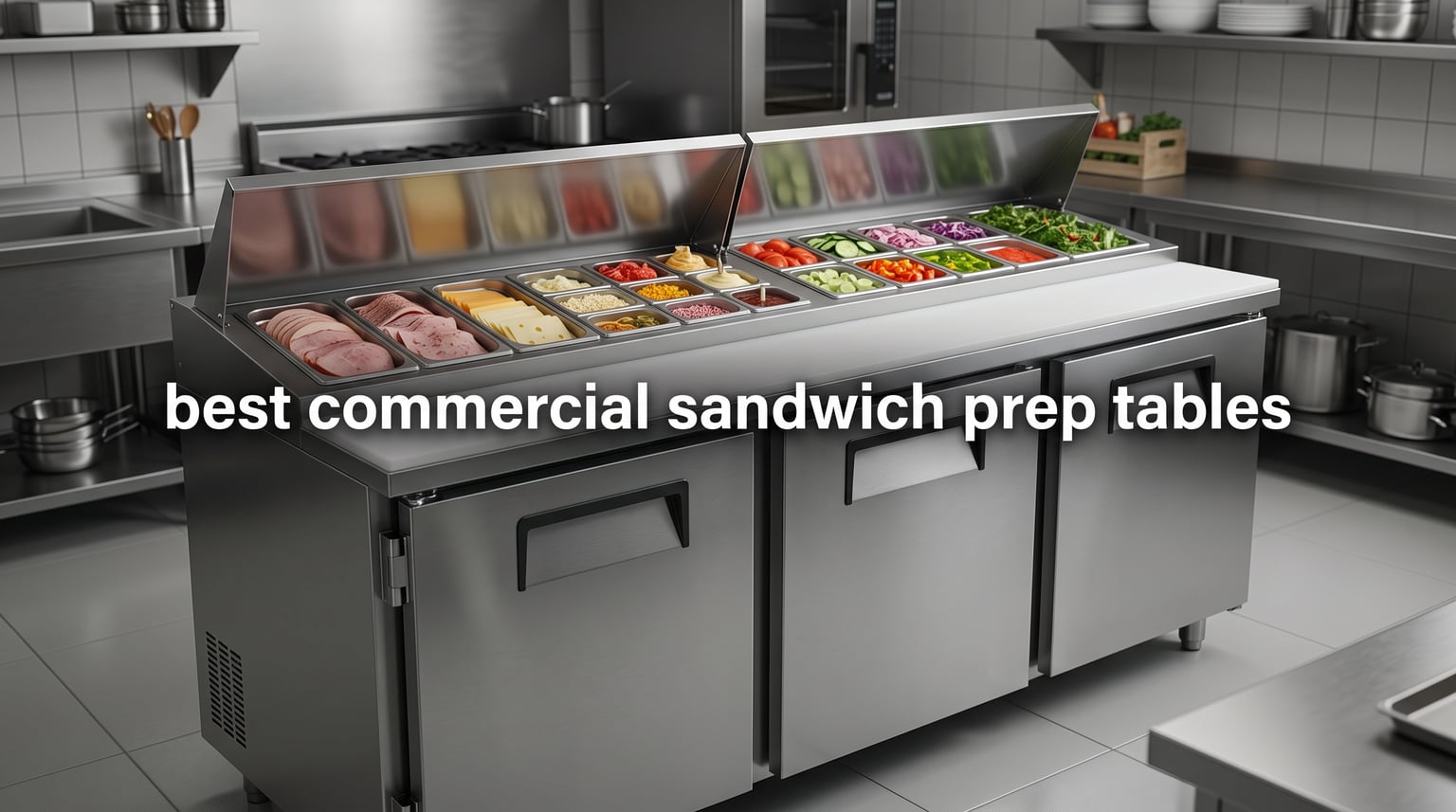 best commercial sandwich prep tables