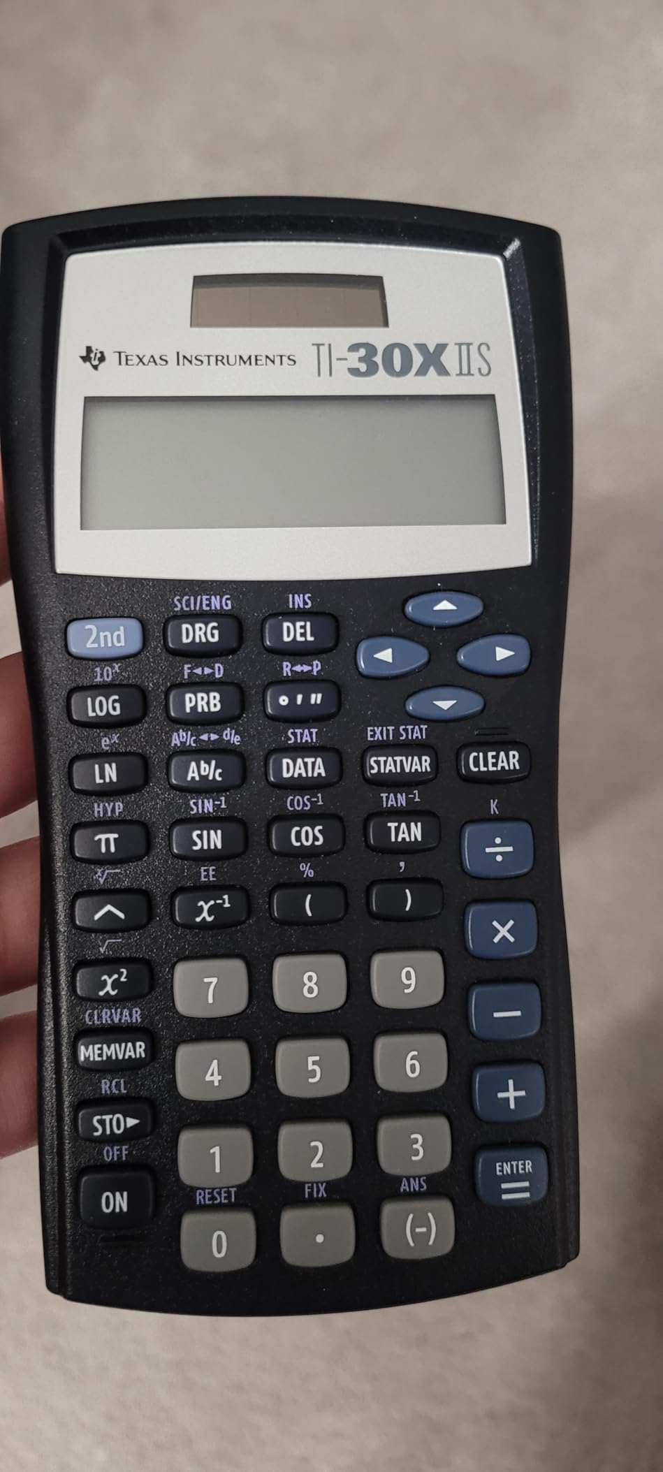 TI-30XIIS Scientific Calculator Texas Instruments, Black | Two-line calculator; Statistics and Advanced Scientific Functions customer photo 1