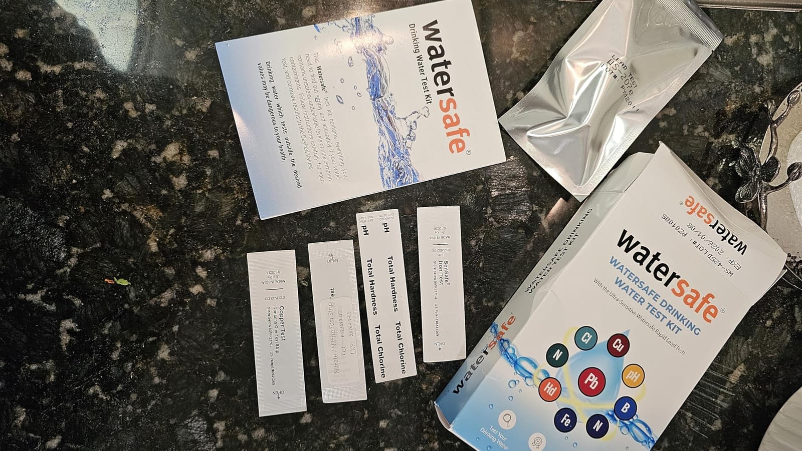 Watersafe The Original Water Testing Kit for Drinking Water, Well and Tap Water, Sensitive Lead in Water Test, Bacteria, Hardness, pH, Nitrates, Easy Instructions, Lab-Accurate Results, 1 Kit customer photo 2