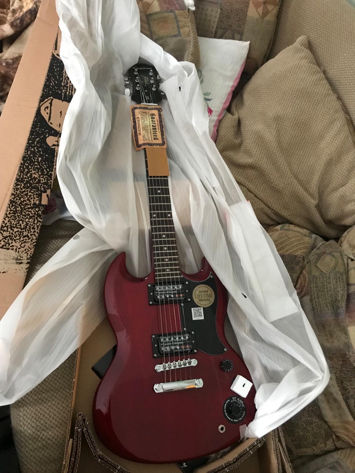 Epiphone SG Special Electric Guitar, Cherry customer photo 2