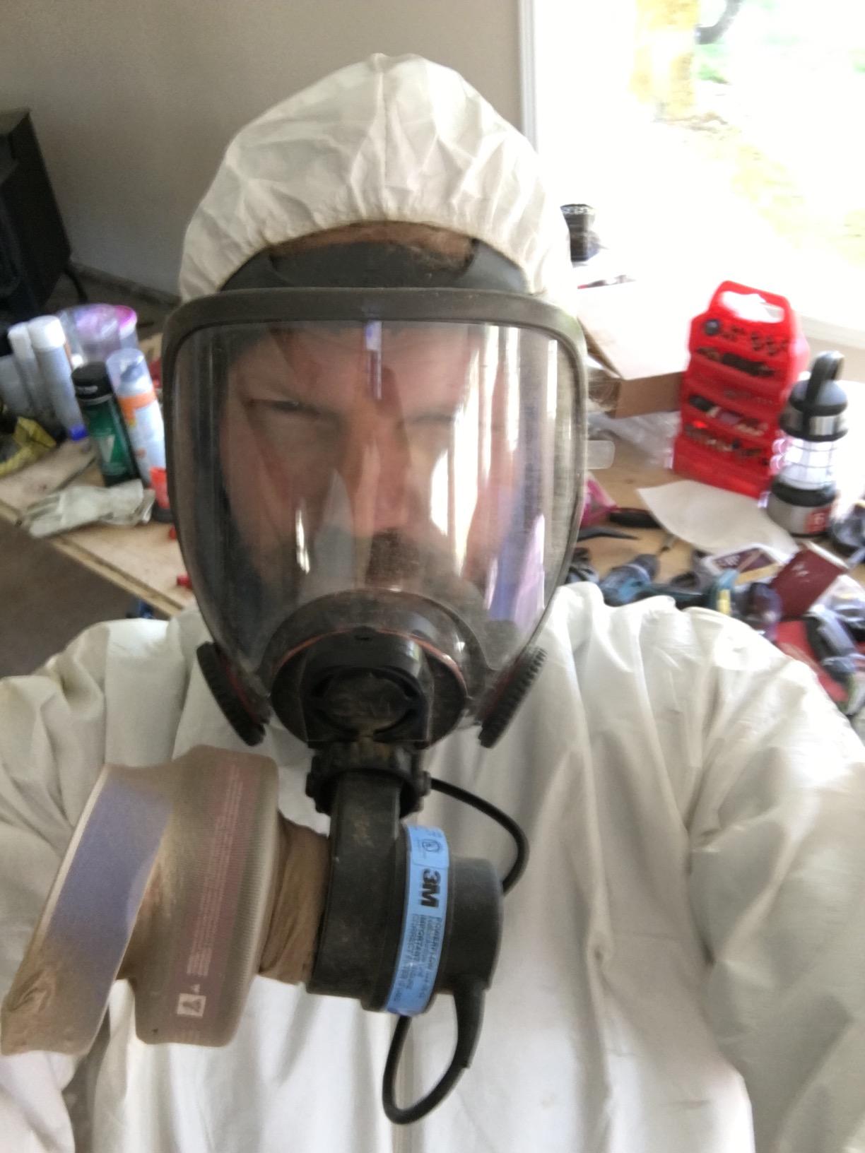 3M Powerflow Powered Air Purifying Respirator Kit 6900PF, Large | Face-Mounted, Protection Against Dust, Mist, Fumes, Lead, Mold, Asbestos, Radionuclides, Radon Daughters customer photo 1