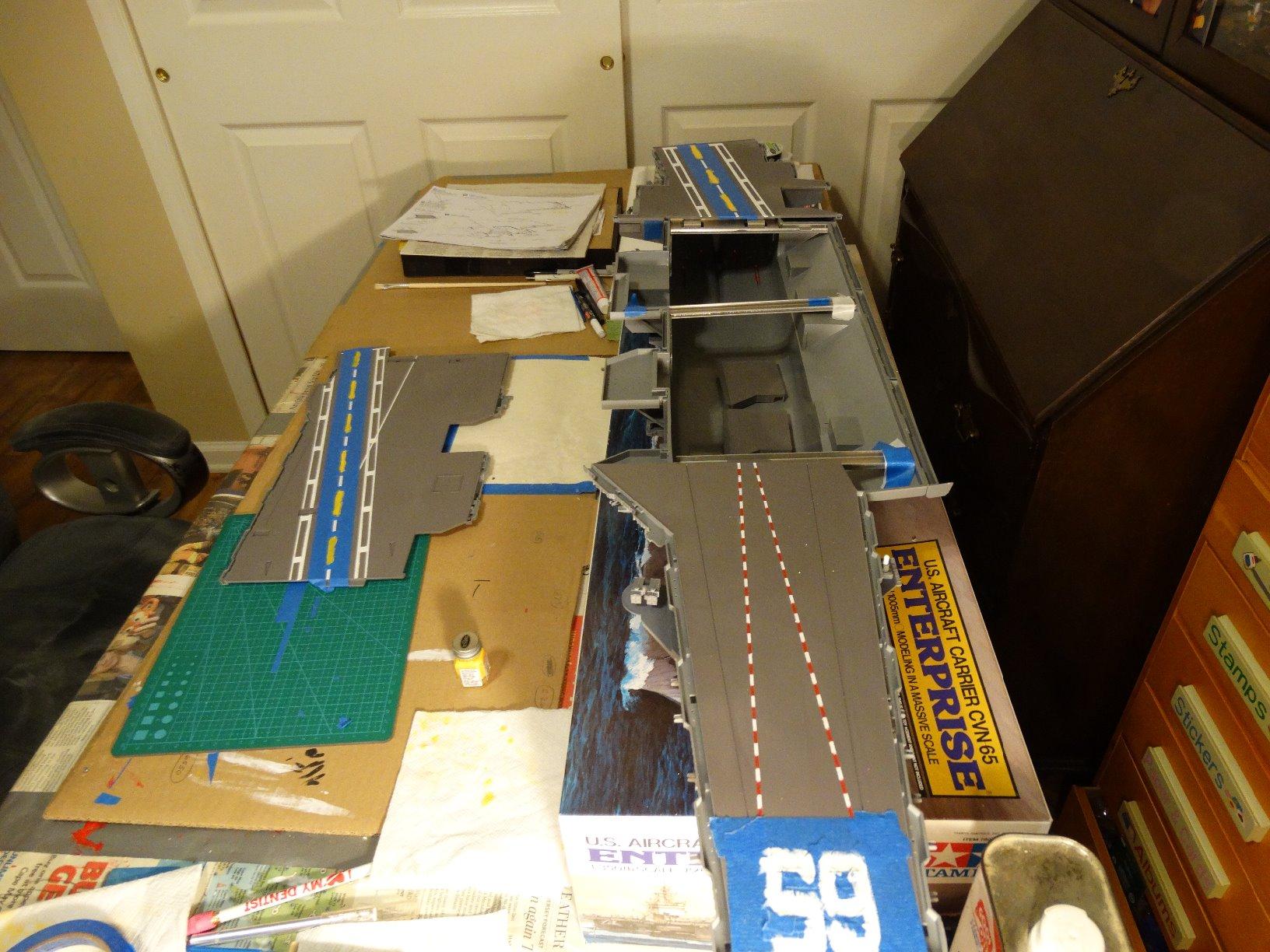 Tamiya 78007 1/350 USS Enterprise Aircraft Carrier Plastic Model Boat Kit customer photo 1