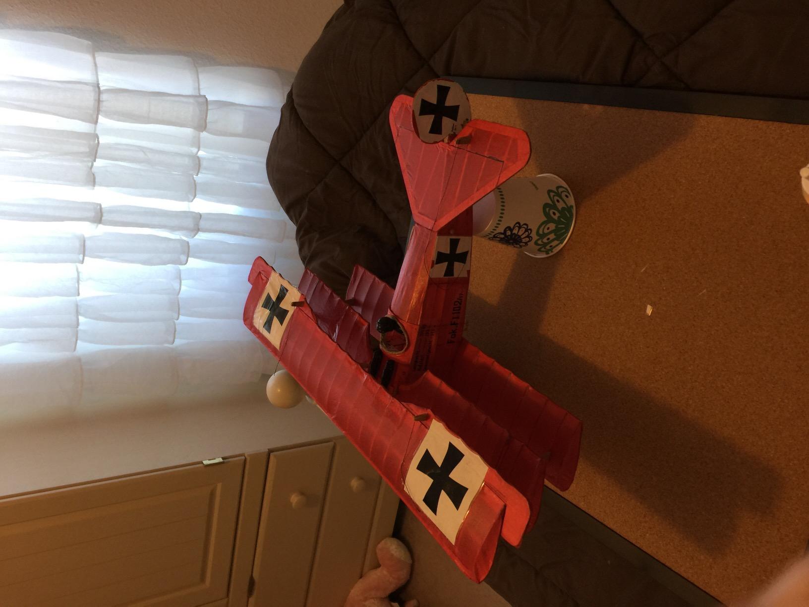 Guillow's Fokker DR1 Triplane Laser Cut Balsa Model Kit - 20 in Wingspan customer photo 1