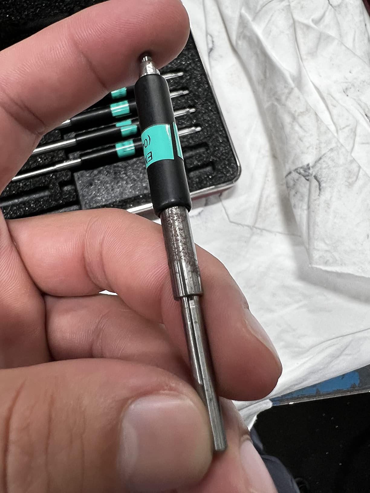Starrett Solid Rod Inside Micrometer Set, 2-8