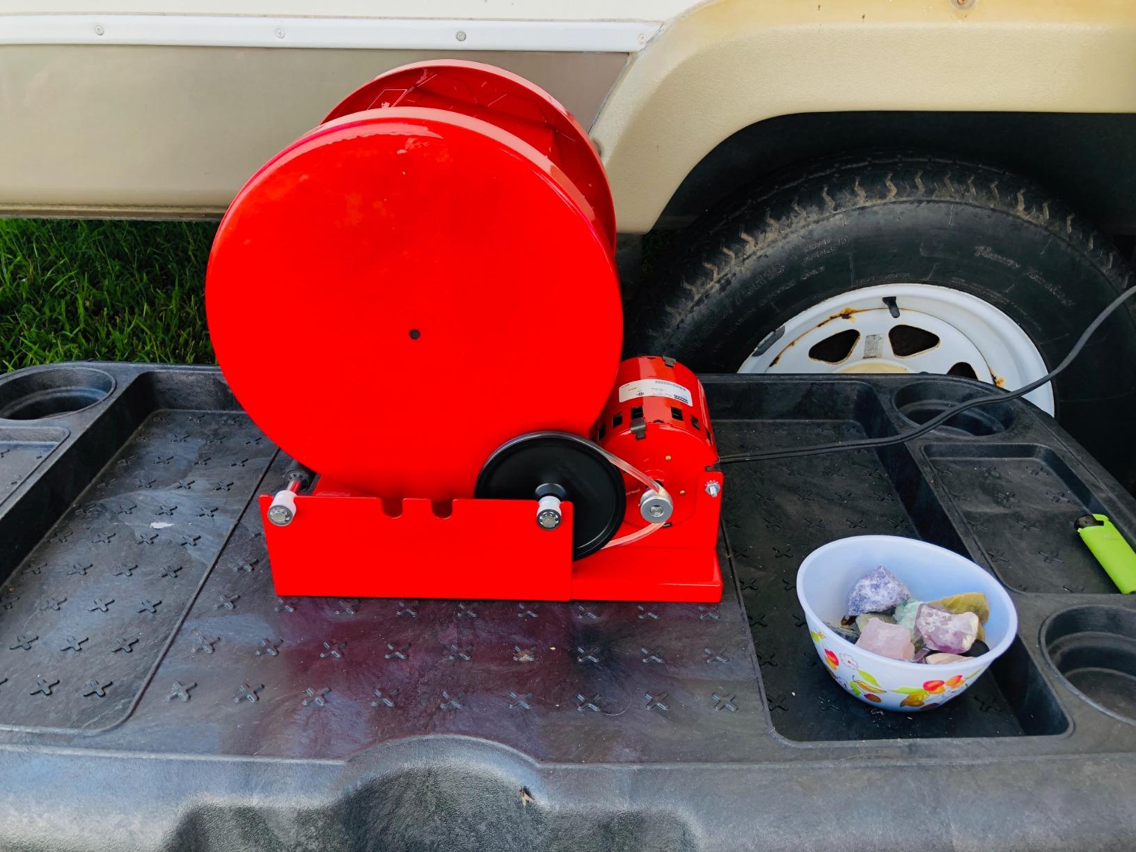 Tru-square Metal Products Model B Heavy Duty 15# Rock Tumbler, THU140 customer photo 2