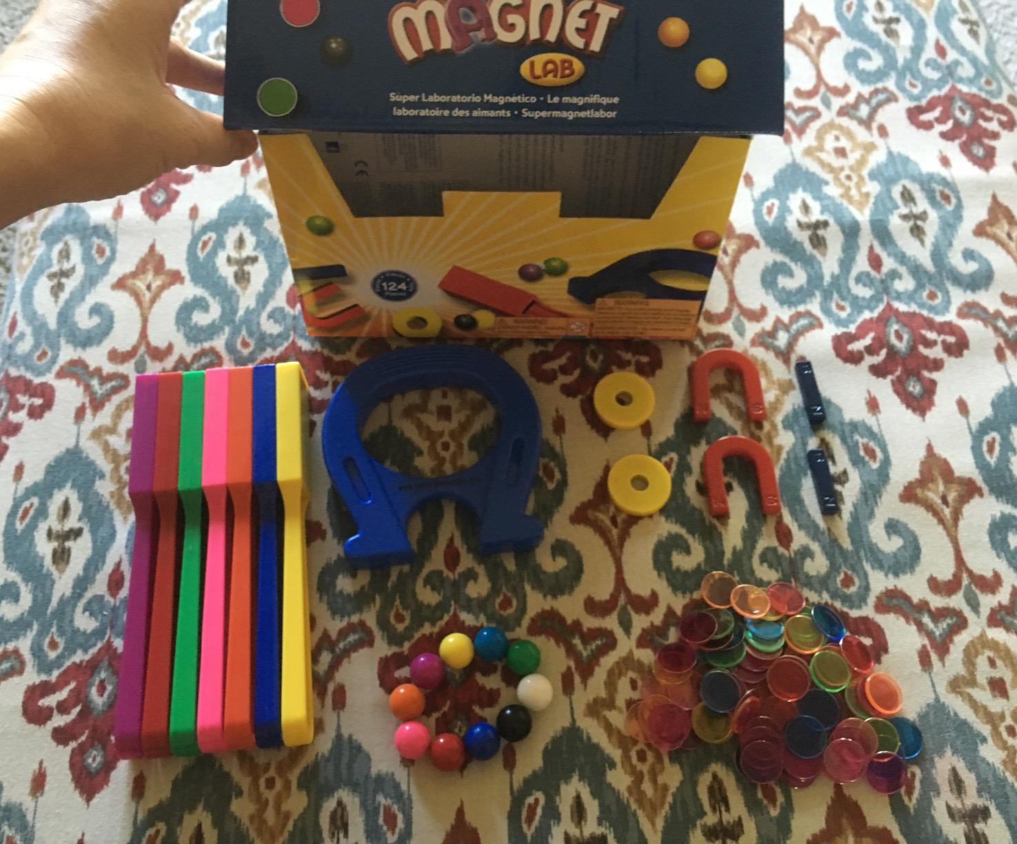 Learning Resources Super Magnet Lab Kit - 119 Pieces, Ages 5+, STEM, Toys for Kindergartner, Science Learning Activities for Kids, Back to School Supplies, Teacher Supplies customer photo 2