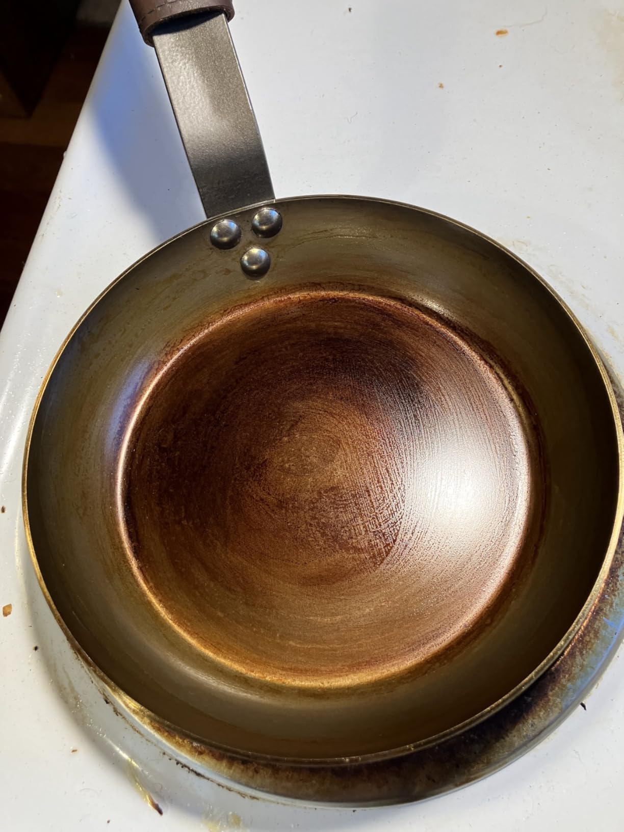 Mauviel M'Steel Black Carbon Natural Nonstick Frying Pan With Iron Handle, 11-in, Suitable For All Cooking Surfaces, Made in France customer photo 2