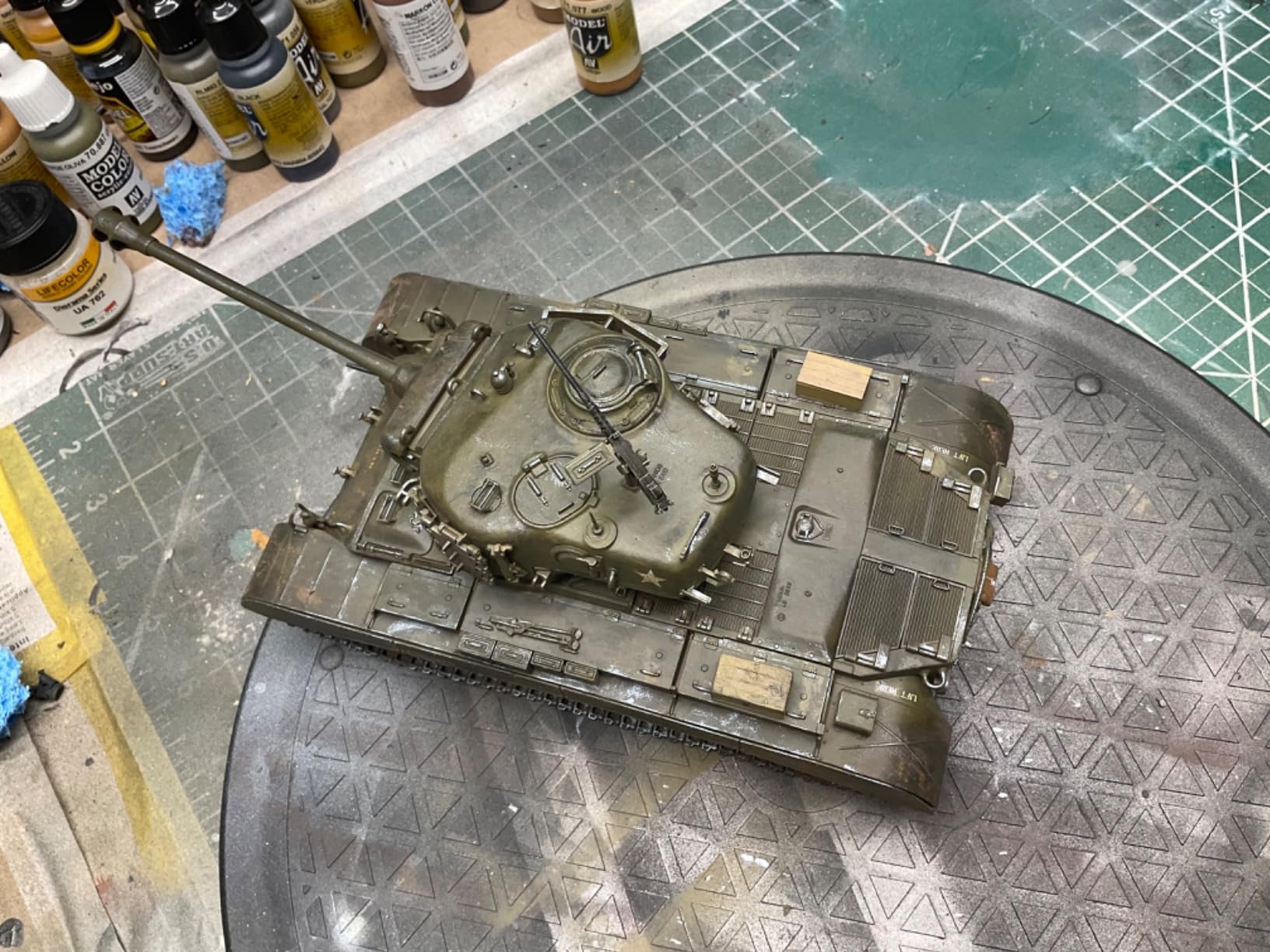 Tamiya 35254 1/35 US Medium Tank M26 Pershing Plastic Model Kit customer photo 2