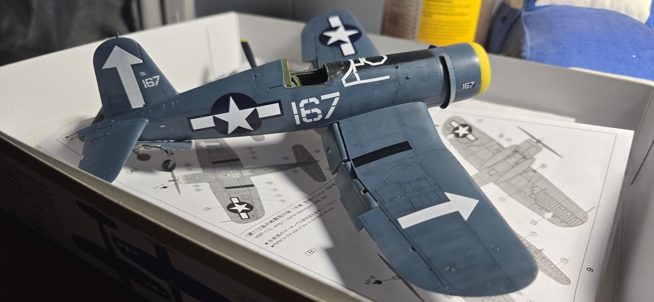 Tamiya 61061 1/48 Vought F4U-1D Corsair Plastic Model Airplane Kit customer photo 1